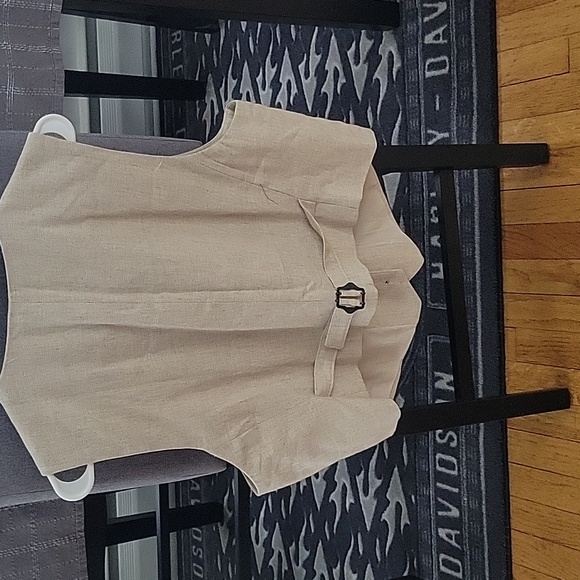 Banana Republic Vest, Size 18, Light Taupe/Pebble, NWT - Picture 5 of 10